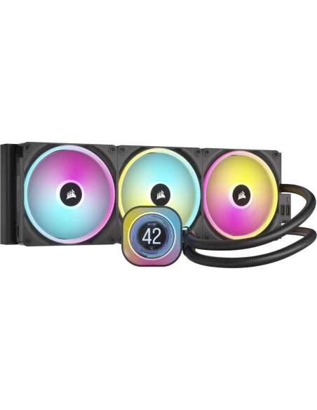CW-9061009-WW,COOLERE Corsair iCUE LINK H170i LCD, AIO 420 mm, 2000 RPM, Intel/ AMD, Negru "CW-9061009-WW"
