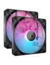 CO-9051020-WW,VENTILATOR Corsair iCUE LINK RX140 2x140mm RGB NEGRU, viteza 0.300-1700 RPM +/- 10%, Airflow: 18.1-95.7 CFM, Presi