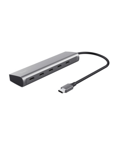 RY-25136,HUB USB Trust HALYX 5 PORT USB-C HUB "25136"