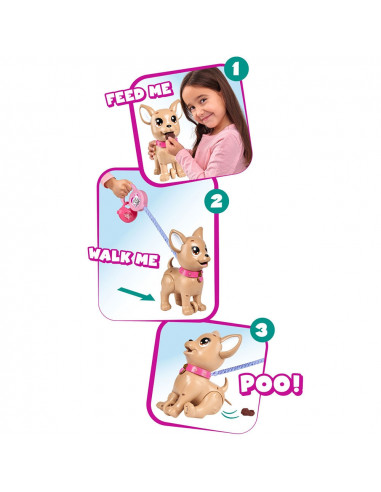 Jucarie Simba Caine Chi Chi Love Poo Puppy cu