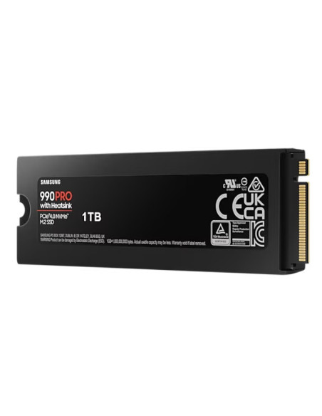 MZ-V9P1T0GW,SSD Samsung 990 Pro, 1TB, PCIe 4.0, NVMe, M.2, Heatsink "MZ-V9P1T0GW"
