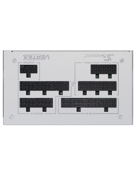 VERTEX GX-1200-WHITE,Sursa Seasonic VERTEX GX-1200, 80 Plus Gold, 1200W, 12VHPWR, Full Modulara, Alb "VERTEX GX-1200-WHITE"