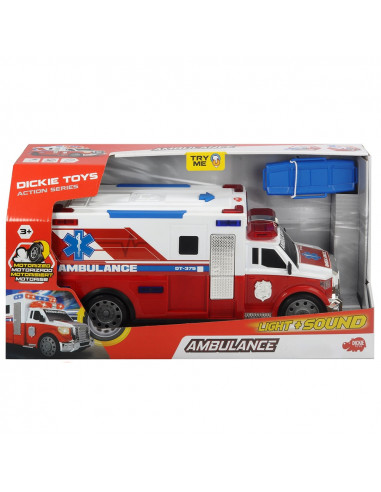 Masina ambulanta Dickie Toys Ambulance DT-375 cu
