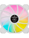 CO-9050139-WW,Ventilator Corsair iCUE SP140 RGB ELITE Performance 140mm PWM, kit 2 buc, include Lighting Node CORE, Alb "CO-9050