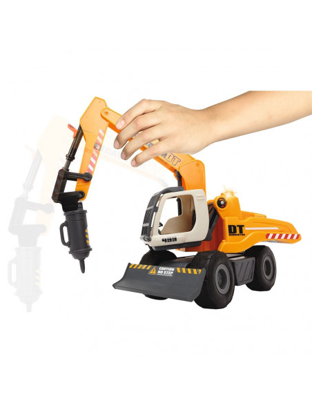 Excavator Dickie Toys DT 433 cu accesorii,S203726001