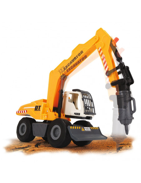 Excavator Dickie Toys DT 433 cu accesorii,S203726001