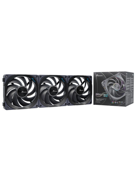 MAGFLOW-3 ARGB,Ventilator Seasonic MagFlow 120 ARGB, kit 3 buc "MAGFLOW-3 ARGB"