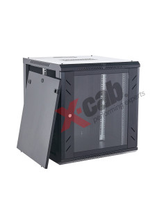 Xcab-12U45S.9004,Cabinet metalic de perete 19", tip rack wallmount, 12U 600x450 mm, Xcab S Negru "Xcab-12U45S.9004" 2