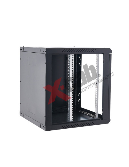 Xcab-12U45S.9004,Cabinet metalic de perete 19", tip rack wallmount, 12U 600x450 mm, Xcab S Negru "Xcab-12U45S.9004"