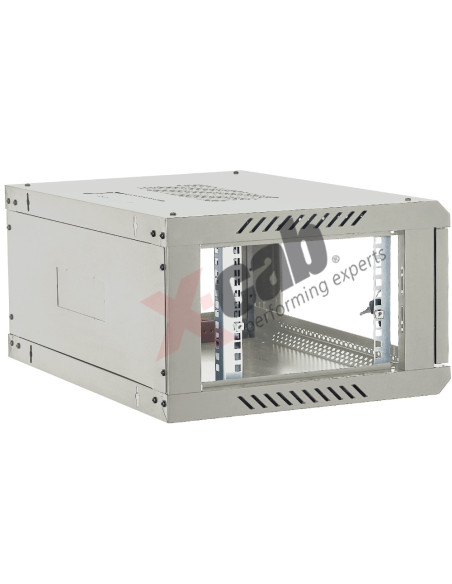 Xcab-4U45S.7035,Cabinet metalic de perete 19", tip rack wallmount, 4U 600x450 mm, Xcab Gri "Xcab-4U45S.7035"