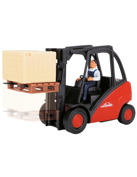 Stivuitor Dickie Toys Cargo Lifter cu accesorii,S203742005