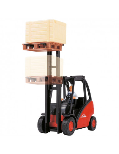 Stivuitor Dickie Toys Cargo Lifter cu accesorii,S203742005