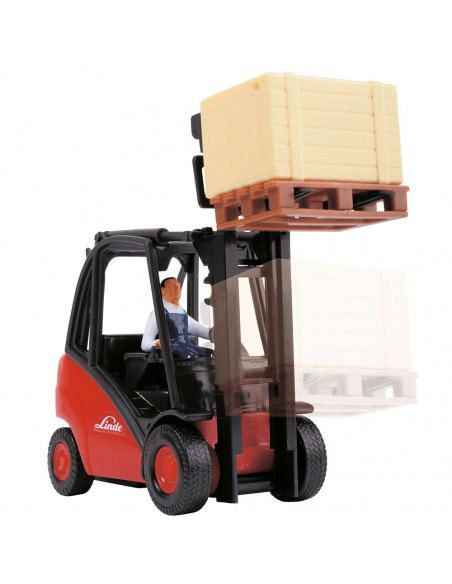 Stivuitor Dickie Toys Cargo Lifter cu accesorii,S203742005