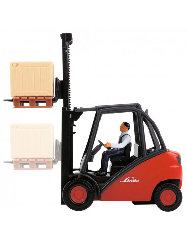 Stivuitor Dickie Toys Cargo Lifter cu accesorii,S203742005