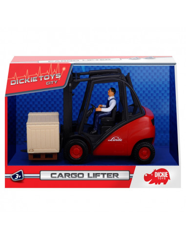 Stivuitor Dickie Toys Cargo Lifter cu accesorii,S203742005