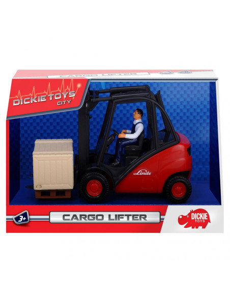 Stivuitor Dickie Toys Cargo Lifter cu accesorii,S203742005
