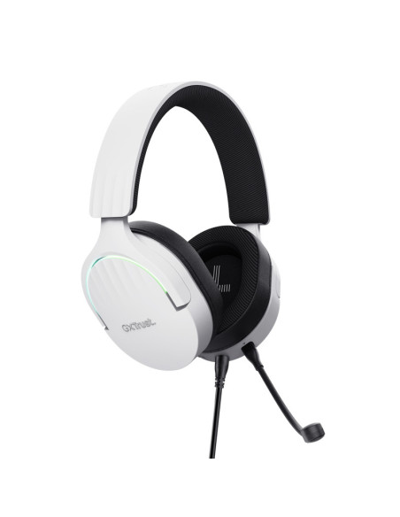 TR-25302,Casti Trust GXT 490P Fayzo cu fir, alb "TR-25302"