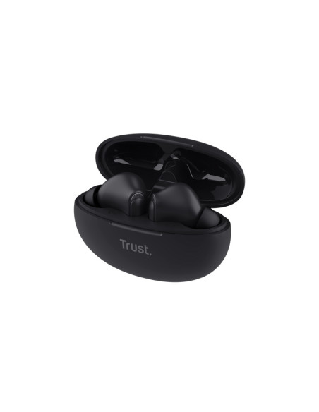 TR-25296,Casti Trust Yavi earbuds wireless,&nbspnegru "TR-25296"
