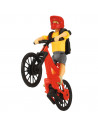 Masina Dickie Toys Playlife Bike Trail Set cu figurina si