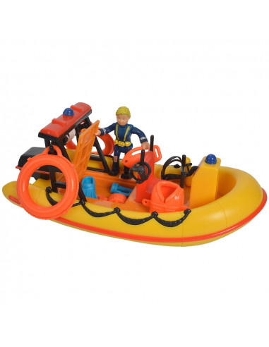 Barca Simba Fireman Sam Neptune cu figurina si Barca Simba Fireman Sam Neptune cu figurina si