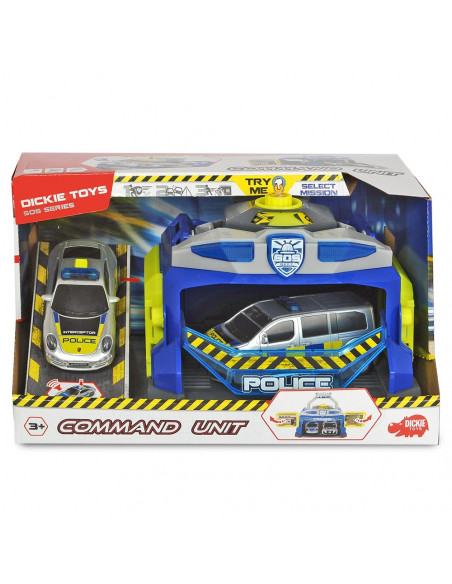 Pista de masini Dickie Toys Command Unit cu 2