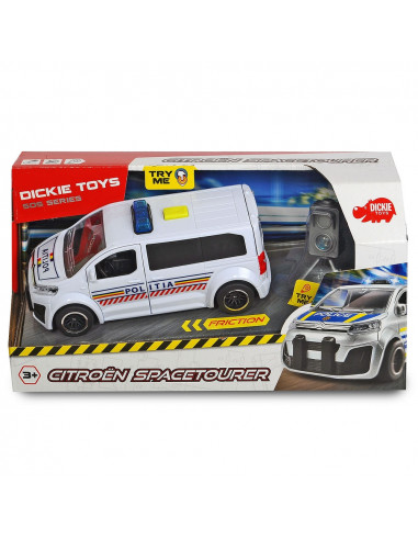Masina de politie Dickie Toys Citroen SpaceTourer cu radar de