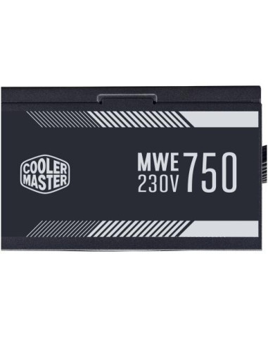 MPE-7501-ACABW-EU,Sursa Cooler Master "MWE 750 WHITE", 750W, 80 PLUS standard, non-modular, format ATX 2.52, "MPE-7501-ACABW-EU"