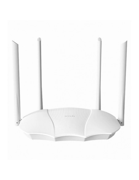 TX9,Router Tenda wireless AX3000 Mbps, 1 x WAN Gigabit, 3 porturi LAN Gigabit, 2.4 GHz/5 GHz dual band, 4 antene externe