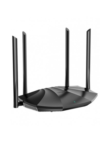 RX2,Router Tenda wireless AX1500Mbps,1 x WAN Gigabit, 3 porturi LAN Gigabit, 2.4 GHz/5 GHz dual band, 4 antene externe