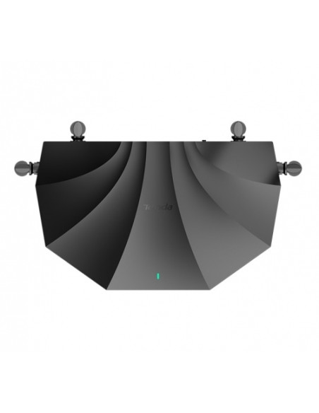 RX2,Router Tenda wireless AX1500Mbps,1 x WAN Gigabit, 3 porturi LAN Gigabit, 2.4 GHz/5 GHz dual band, 4 antene externe