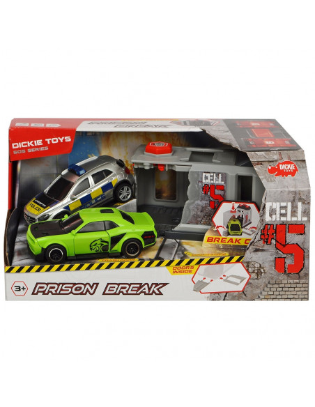 Pista de masini Dickie Toys Prison Break cu 2