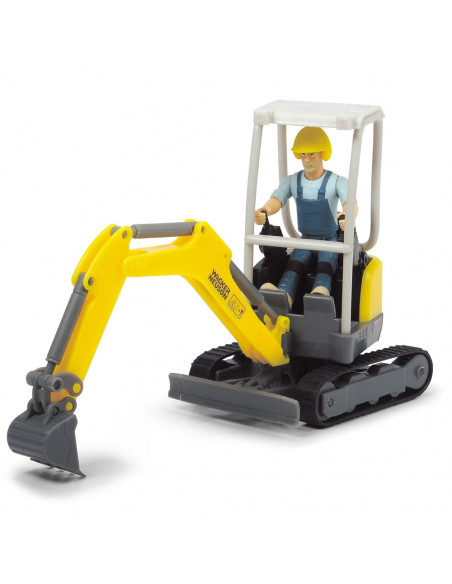 Excavator Dickie Toys Playlife Excavator Set cu figurina si