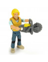 Excavator Dickie Toys Playlife Excavator Set cu figurina si