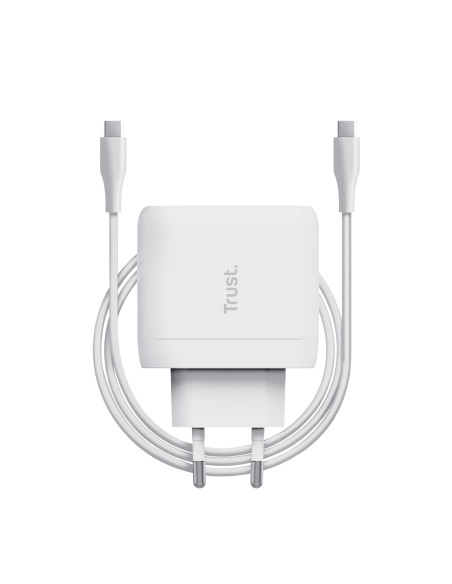 TRUST MAXO 65W USB-C CHARGER WHT "25139" (timbru verde 0.80 lei)