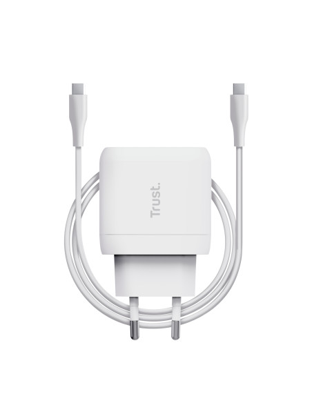 TRUST MAXO 45W USB-C CHARGER WHT "25138" (timbru verde 0.80 lei)