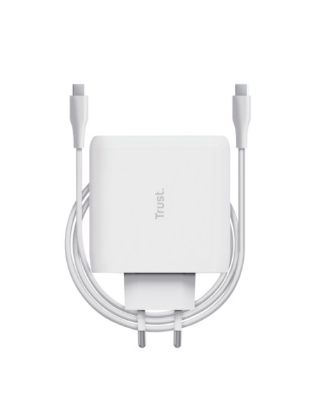 25140,Incarcator Trust 25140, 100W, USB-C, Alb