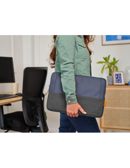 TRUST LISBOA 16" LAPTOP SLEEVE BLUE "24982"