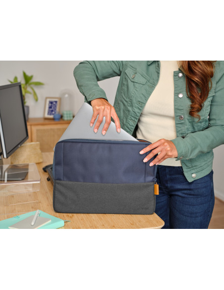 TRUST LISBOA 16" LAPTOP SLEEVE BLUE "24982"