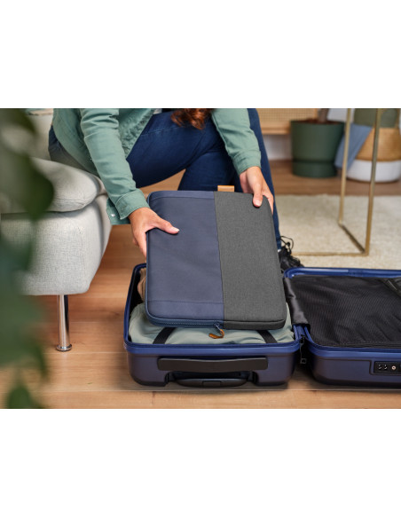 TRUST LISBOA 16" LAPTOP SLEEVE BLUE "24982"