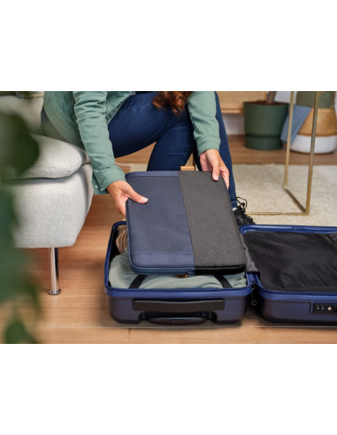 TRUST LISBOA 16" LAPTOP SLEEVE BLUE "24982"