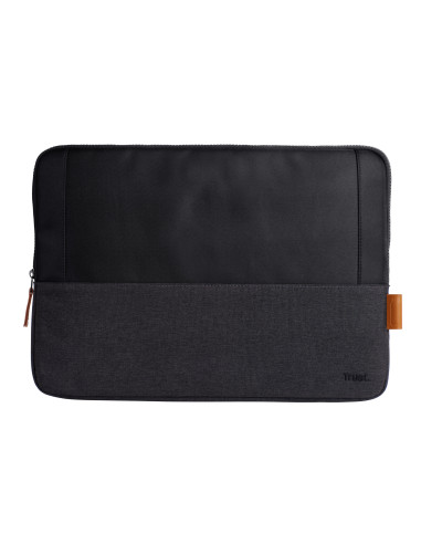 TRUST LISBOA 16" LAPTOP SLEEVE BLACK "25248"