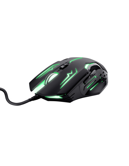 Mouse gaming optic Trust GXT 108 Rava, RGB LED, USB, Negru