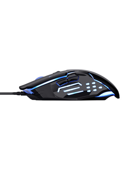 Mouse gaming optic Trust GXT 108 Rava, RGB LED, USB, Negru