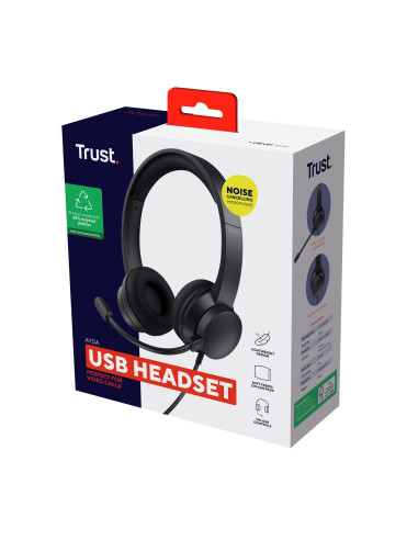 TRUST AYDA USB-ENC PC Headset "25089"