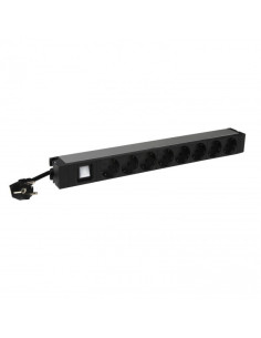 Legrand PDU 19 8 outlets German standard with luminous switch, 3m power supply cord with 16A "LN646823"