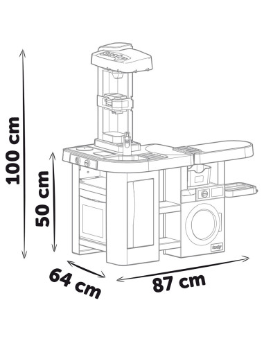 S7600311050,Bucatarie Smoby Tefal Cleaning