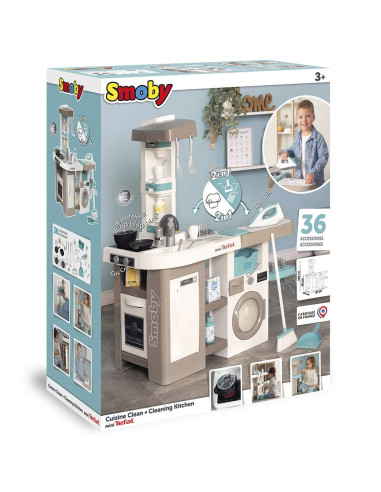 S7600311050,Bucatarie Smoby Tefal Cleaning