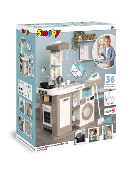 S7600311050,Bucatarie Smoby Tefal Cleaning