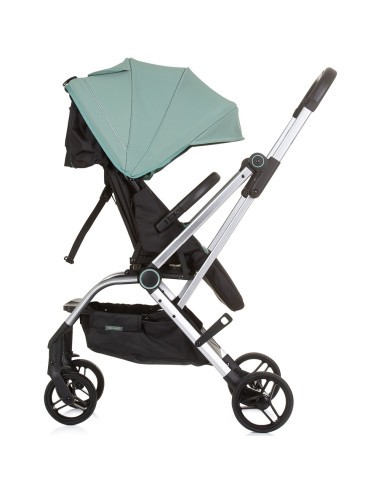 LKTW02404PG,Carucior Chipolino Twister pastel green cu sezut rotativ