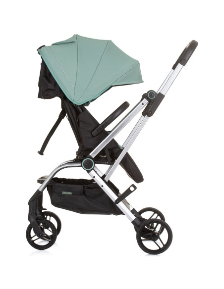 LKTW02404PG,Carucior Chipolino Twister pastel green cu sezut rotativ